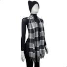 Cachecol Echarpe Manta Xale Lenço Inverno 170cm Xadrez Unissex