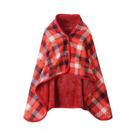 Cachecol Elegante Feminino Em Tartan Xadrez, Dupla Camada, Quente Para O Inverno Cachecol Elegante Feminino Em Tartan Xadrez, Dupla Camada, Quente Para O Inverno