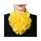 Cachecol Elegante Feminino Tamanho Único Com Gola Destacável E Babados Quente E Casual