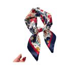 Cachecol Feminino De 68cm Com Estampa De Grafite, Acessório De Moda Em Poliéster Para Roupas E