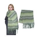 Cachecol Feminino De Caxemira Para Inverno, Quente, Grosso E Macio, Manta Pashmina Com Borlas, Xale