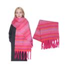 Cachecol Feminino De Caxemira Para Inverno, Quente, Grosso E Macio, Manta Pashmina Com Borlas, Xale