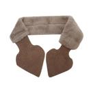 Cachecol Feminino De Inverno Em Tricô Macio Com Alças Cruzadas, Versátil E Combinável Com Tudo Para