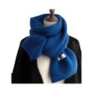 Cachecol Feminino De Lã Tricotado Grosso E Quente, Moda Coreana Outono Inverno, Cachecol Macio Liso