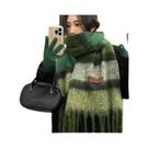 Cachecol Feminino Grosso E Quente Da Moda Para Inverno 230x40cm Estilo Coreano, Acessório Para O