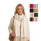 Cachecol Feminino Inverno Echarpe Pashmina Xale Grande Liso