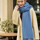Cachecol Feminino Inverno Lenço Pashmina Xale Echarpe Grosso