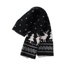 Cachecol Feminino Vermelho De Tricô Quente Estilo Coreano Com Design De Papai Noel Moda Cachecol Feminino Vermelho De Tricô Quente Estilo Coreano Com Design De Papai Noel Moda