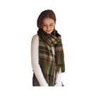 Cachecol Feminino Xadrez Tartan Macio E Longo Estilo Escocês Para O Natal E Dia Dos Namorados