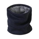 Cachecol Grosso Unissex Com Listras, Aquecedor De Pescoço De Pelúcia Para Inverno, Máscara Completa