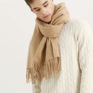 Cachecol Masculino Pashmina Moda Inverno Longo