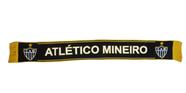 Cachecol preto com dourado oficial atletico mineiro