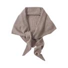 Cachecol Triangular De Lã Macia E Quente Para Mulheres, Elegante Poncho De Outono E Inverno