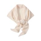 Cachecol Triangular De Lã Macia E Quente Para Mulheres, Elegante Poncho De Outono E Inverno