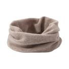 Cachecol Tubular Feminino De Lã Merino Quente Para Inverno, Com Design Vazado, Máscara Facial E
