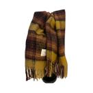 Cachecol Unissex De Mohair Xadrez Grosso Cor Café Retrô Para Outono E Inverno Cachecol Unissex De Mohair Xadrez Grosso Cor Café Retrô Para Outono E Inverno