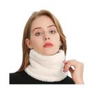 Cachecol Unissex Para Esportes De Inverno, Aquecedor De Pescoço Macio Tricotado Com Protetor Facial