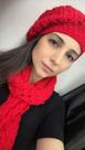 Cachecol vermelho + Touca vermelha