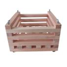 Cachepô De Madeira Quadrado Para Orquídeas E Plantas M 20x20