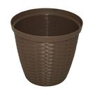 Cachepô Okla Rattan Tabaco - 3,8L