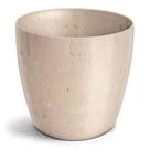 Cachepô Redondo Nutriplan Elegance Travertino 8X11 N1