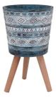 CACHEPÔ RESINA 54x32x32cm CINZA VASO DECORATIVO ENFEITE PLANTA CACHEPÔ RESINA 54x32x32cm CINZA VASO DECORATIVO ENFEITE PLANTA