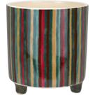 Cachepô Vaso de plantas Decorativo Homeco Cerâmica 15x14x14cm Color