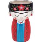 Cachepô Vaso Decorativo Planta Cerâmica 21x13x13cm Colorido Cachepô Vaso Decorativo Planta Cerâmica 21x13x13cm Colorido