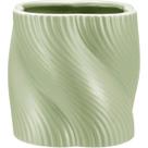 CACHEPÔ VASO DECORATIVO PLANTA HOME&CO CERÂMICA 12x11x11cm VERDE
