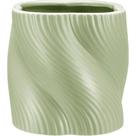 CACHEPÔ VASO DECORATIVO PLANTA HOME&CO CERÂMICA 12x11x11cm VERDE