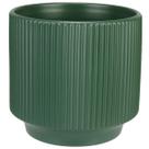 CACHEPÔ VASO DECORATIVO PLANTA REDONDO HOME&CO CERÂMICA 12x13x13cm VERDE