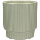 CACHEPÔ VASO PLANTA DECORATIVO HOME&CO CERÂMICA 12x12x12cm VERDE