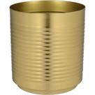 CACHEPÔ VASO PLANTA DECORATIVO HOME&CO METAL 16x14x14cm DOURADO