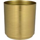 CACHEPÔ VASOS PLANTAS DECORATIVOS HOME&CO METAL 18x16x16cm DOURADO
