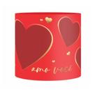 Cachepot Acrilico Eterno Amor Pote 11 Vermelho P 10x10cm