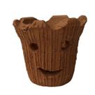 Cachepot Baby Groot Vaso de Cerâmica Barro para Suculenta PP DEC139