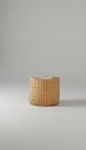 Cachepot Cimento Rattan Bege 13,5x12,5cm Cachepot Cimento Rattan Bege 13,5x12,5cm