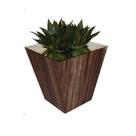 Cachepot Colorado com Borda Espelhada e Rodinhas 45x45cm