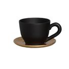 Cachepot Consumê com Pires Decorativo em Cerâmica Home G Império