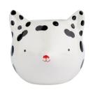 Cachepot de Cerâmica Fox Dots Branca/preta 11,8 x 10,8 x 10cm