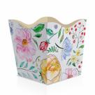 Cachepot de Papel Pote 6 PP 7x7x5,5cm Floral Draw com 10 un