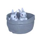 Cachepot Decorativo Coelho Coelho - Linha Fazendinha Cachepot Decorativo Coelho Coelho - Linha Fazendinha