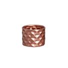 Cachepot Decorativo em Cerâmica Home Modelo Diamante G Rose Gold