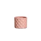 Cachepot Decorativo em Cerâmica Home Modelo Diamante G Rose