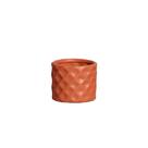 Cachepot Decorativo em Cerâmica Home Modelo Diamante G Terracota