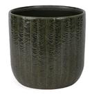 Cachepot Decorativo em Cerâmica Verde Escuro 19,5cm 22849 Mart Cachepot Decorativo em Cerâmica Verde Escuro 19,5cm 22849 Mart