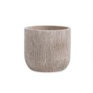 Cachepot Decorativo em Cimento Cinza 12cm 12384M Mart