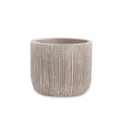 Cachepot Decorativo em Cimento Cinza 8,5cm 12384P Mart