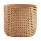 Cachepot Decorativo em Cimento Estilo Palha 24cm 13026 Mart