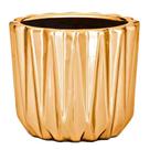 CACHEPOT DOURADO EM CERAMICA 08639 Mart